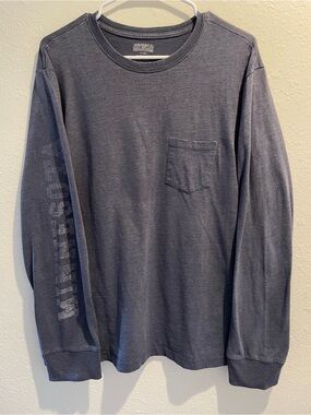 Retro Minnesota "North Star State" MN Long Sleeve Graphic T-Shirt